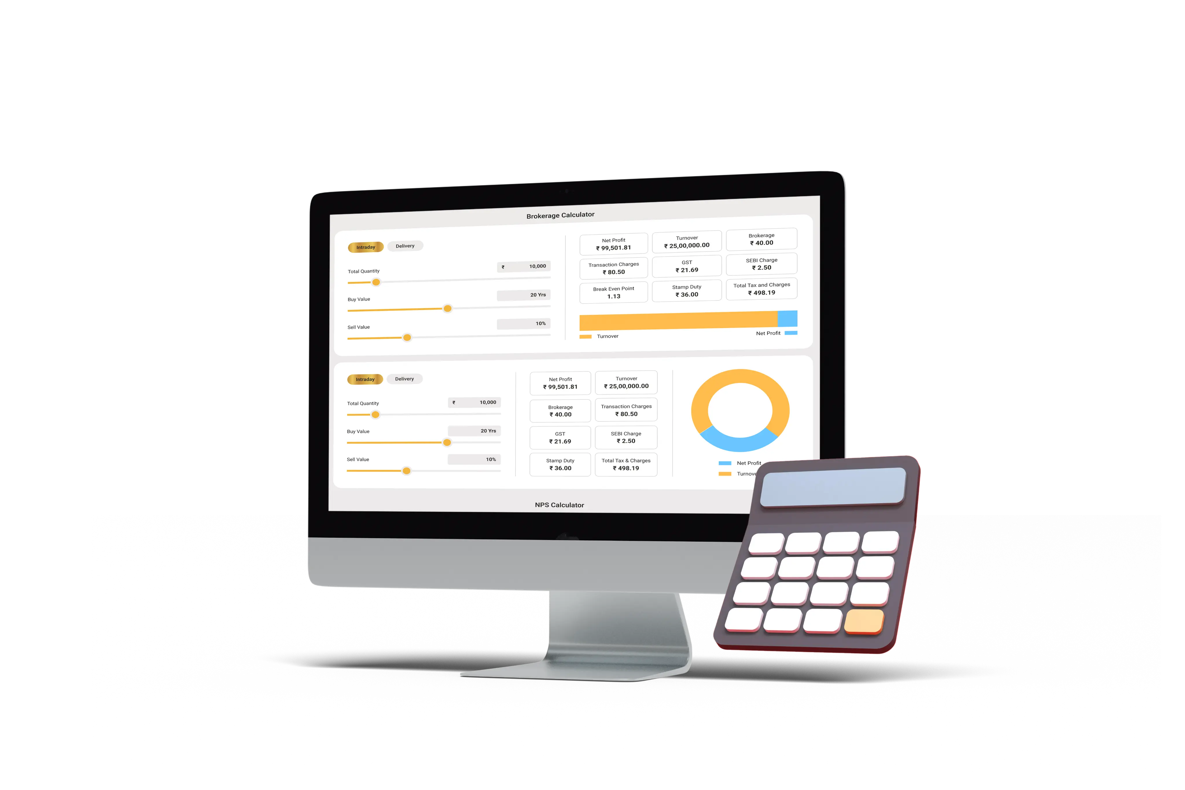 Calculators Visualization